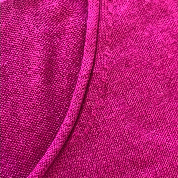 Splendid gray/fuchsia color block sweater - Picture 7 of 10